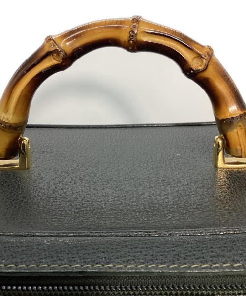 GUCCI（グッチ）GUCCI (グッチ) バンブー バニティバッグ モスグリーンの古着・服飾アイテム