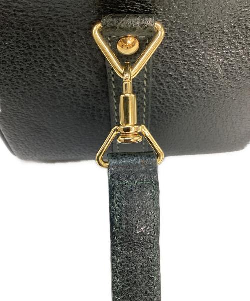 GUCCI（グッチ）GUCCI (グッチ) バンブー バニティバッグ モスグリーンの古着・服飾アイテム