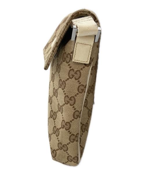 GUCCI（グッチ）GUCCI (グッチ) GGキャンバスミニショルダーポーチ ベージュの古着・服飾アイテム