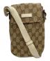 GUCCI（グッチ）の古着「GGキャンバスミニショルダーポーチ」｜ベージュ