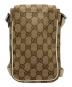 GUCCI (グッチ) GGキャンバスミニショルダーポーチ ベージュ：15000円