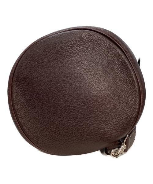 HERMES（エルメス）HERMES (エルメス) ランチ ダッフル ワンショルダーバッグ ダークブラウンの古着・服飾アイテム