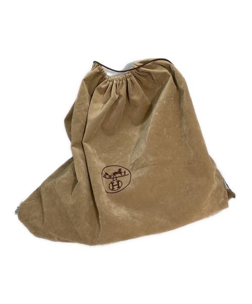 HERMES（エルメス）HERMES (エルメス) ランチ ダッフル ワンショルダーバッグ ダークブラウンの古着・服飾アイテム