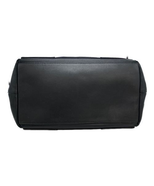 BALENCIAGA（バレンシアガ）BALENCIAGA (バレンシアガ) ネイビーカバスS レザーハンドバッグ ブラックの古着・服飾アイテム