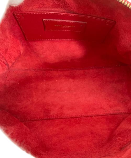 Saint Laurent Paris（サンローランパリ）Saint Laurent Paris (サンローランパリ) ミニボストンバッグ レッドの古着・服飾アイテム