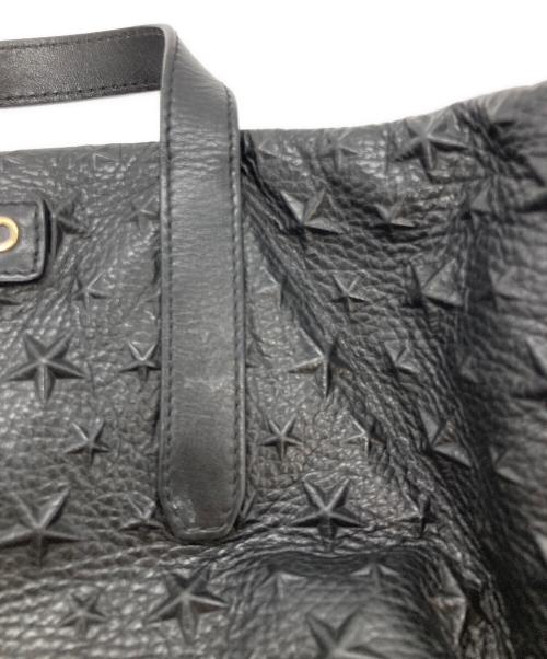 JIMMY CHOO（ジミーチュウ）JIMMY CHOO (ジミーチュウ) サラ ハンドバッグ ブラックの古着・服飾アイテム