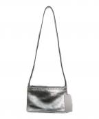 J&M DAVIDSONジェイ＆エム デヴィッドソン）の古着「SIMPLE CROSSBODY ショルダーバッグ/シンプル クロスボディー ショルダーバッグ」｜シルバー