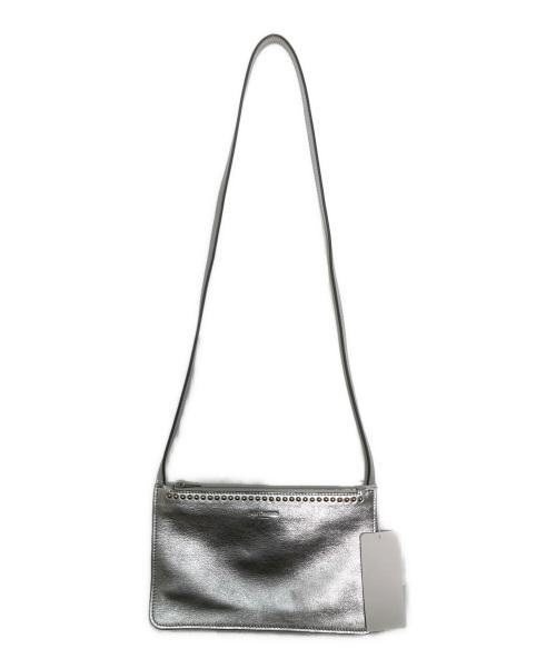 J&M DAVIDSON（ジェイ＆エム デヴィッドソン）J&M DAVIDSON (ジェイ＆エム デヴィッドソン) SIMPLE CROSSBODY ショルダーバッグ/シンプル クロスボディー ショルダーバッグ シルバーの古着・服飾アイテム