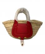 Chloeクロエ）の古着「MARCIE MINI BASKET」｜ベージュ×レッド