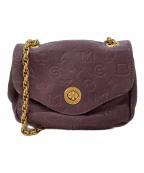 Marc by Marc Jacobsマークバイマークジェイコブス）の古着「Dreamy Logo ショルダーバッグ」｜パープル