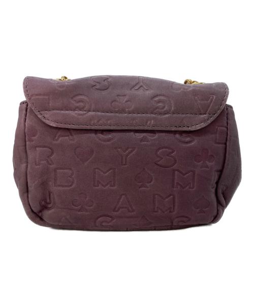 Marc by Marc Jacobs（マークバイマークジェイコブス）Marc by Marc Jacobs (マークバイマークジェイコブス) Dreamy Logo ショルダーバッグ パープルの古着・服飾アイテム