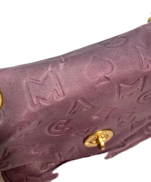 Marc by Marc Jacobs（マークバイマークジェイコブス）Marc by Marc Jacobs (マークバイマークジェイコブス) Dreamy Logo ショルダーバッグ パープルの古着・服飾アイテム