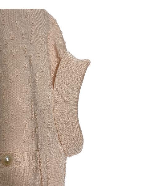 CHANEL（シャネル）CHANEL (シャネル) ダブルボタンレーヨン カーディガン ピンク サイズ:36の古着・服飾アイテム