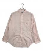 Hombre Ninoオンブレニーニョ）の古着「ROUND COLLAR SHIRT」｜ピンク