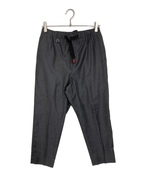 GRAMICCI（グラミチ）GRAMICCI (グラミチ) SOPH. (ソフ) LORO PIANA (ロロピアーナ) CROPPED WIDE TAPERD SLACKS by LORO PIANA グレー サイズ:Sの古着・服飾アイテム