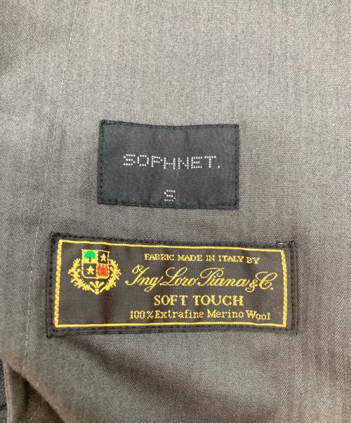 GRAMICCI（グラミチ）GRAMICCI (グラミチ) SOPH. (ソフ) LORO PIANA (ロロピアーナ) CROPPED WIDE TAPERD SLACKS by LORO PIANA グレー サイズ:Sの古着・服飾アイテム