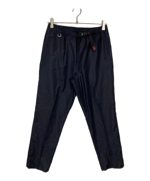 GRAMICCI（グラミチ）GRAMICCI (グラミチ) SOPH. (ソフ) LORO PIANA (ロロピアーナ) CROPPED WIDE TAPERD SLACKS by LORO PIANA ネイビー サイズ:Sの古着・服飾アイテム