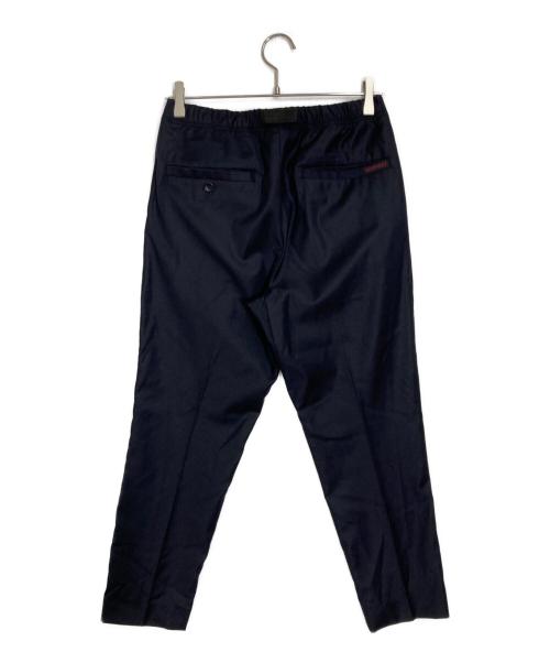 GRAMICCI（グラミチ）GRAMICCI (グラミチ) SOPH. (ソフ) LORO PIANA (ロロピアーナ) CROPPED WIDE TAPERD SLACKS by LORO PIANA ネイビー サイズ:Sの古着・服飾アイテム