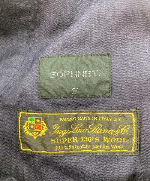 GRAMICCI（グラミチ）GRAMICCI (グラミチ) SOPH. (ソフ) LORO PIANA (ロロピアーナ) CROPPED WIDE TAPERD SLACKS by LORO PIANA ネイビー サイズ:Sの古着・服飾アイテム