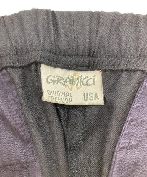 GRAMICCI（グラミチ）GRAMICCI (グラミチ) SOPH. (ソフ) LORO PIANA (ロロピアーナ) CROPPED WIDE TAPERD SLACKS by LORO PIANA ネイビー サイズ:Sの古着・服飾アイテム