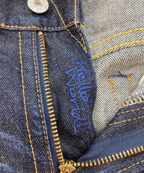 VANQUISH（ヴァンキッシュ）VANQUISH (ヴァンキッシュ) FRAGMENT DESIGN (フラグメントデザイン) デニムパンツ インディゴ サイズ:32の古着・服飾アイテム