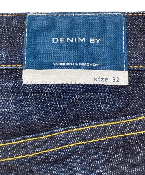 VANQUISH（ヴァンキッシュ）VANQUISH (ヴァンキッシュ) FRAGMENT DESIGN (フラグメントデザイン) デニムパンツ インディゴ サイズ:32の古着・服飾アイテム