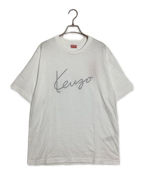 KENZO（ケンゾー）KENZO (ケンゾー) エンブロイダリーTシャツ ホワイト サイズ:L 未使用品の古着・服飾アイテム