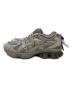 asics (アシックス) YOASOBI (ヨアソビ) GEL-KINETIC FLUENT Y ローカットスニーカー/ゲルキネティック フルーエント ワイ シルバー サイズ:28：40000円