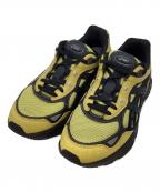 asics×HAL STUDIOSアシックス×ハルスタジオ）の古着「ローカットスニーカー」｜イエロー×ブラック