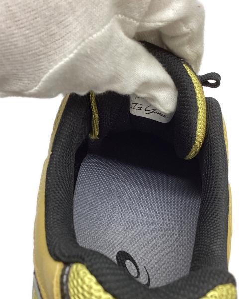 asics（アシックス）asics (アシックス) HAL STUDIOS (ハルスタジオ) ローカットスニーカー イエロー×ブラック サイズ:28の古着・服飾アイテム