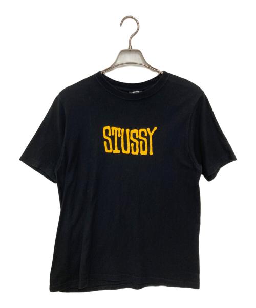 stussy（ステューシー）stussy (ステューシー) ロゴプリントTシャツ ブラック サイズ:Mの古着・服飾アイテム
