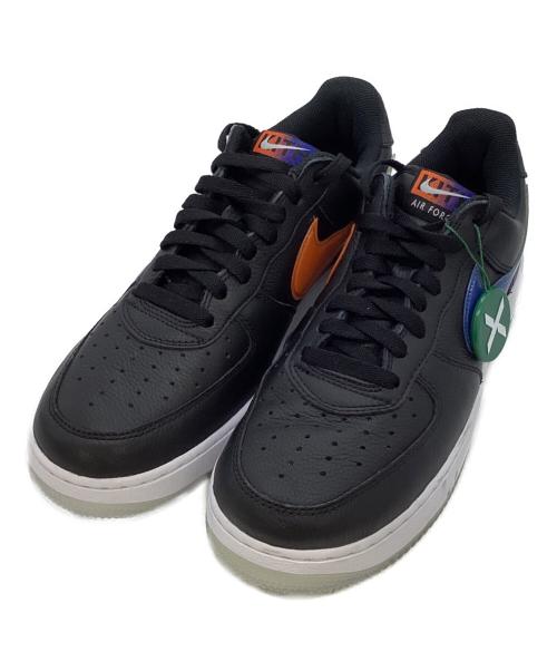 NIKE（ナイキ）NIKE (ナイキ) KITH (キス) Air Force 1 Low New York Knicks ローカットスニーカー/エアーフォースワン ロウ ニューヨーク ニックス ブラック サイズ:27の古着・服飾アイテム