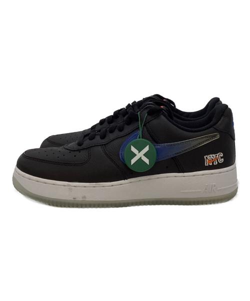 NIKE（ナイキ）NIKE (ナイキ) KITH (キス) Air Force 1 Low New York Knicks ローカットスニーカー/エアーフォースワン ロウ ニューヨーク ニックス ブラック サイズ:27の古着・服飾アイテム
