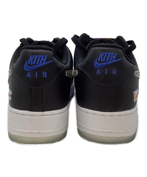 NIKE（ナイキ）NIKE (ナイキ) KITH (キス) Air Force 1 Low New York Knicks ローカットスニーカー/エアーフォースワン ロウ ニューヨーク ニックス ブラック サイズ:27の古着・服飾アイテム