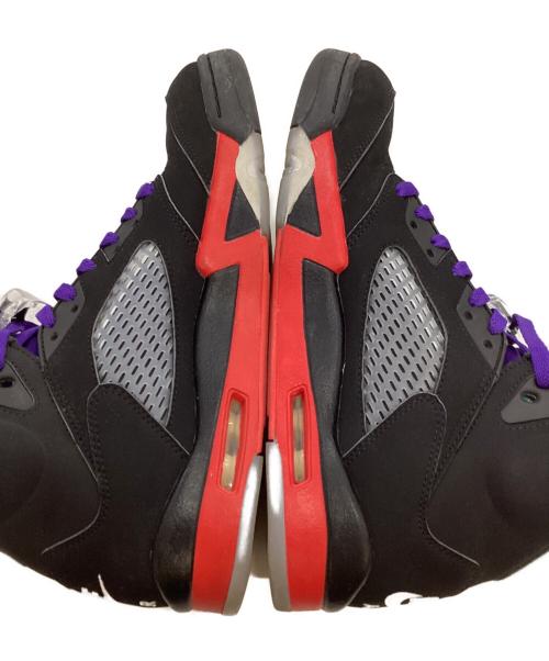 NIKE（ナイキ）NIKE (ナイキ) AIR JORDAN 5 RETRO ハイカットスニーカー/エア ジョーダン ５ レトロ ハイカットスニーカー ブラック×パープル サイズ:27.5の古着・服飾アイテム