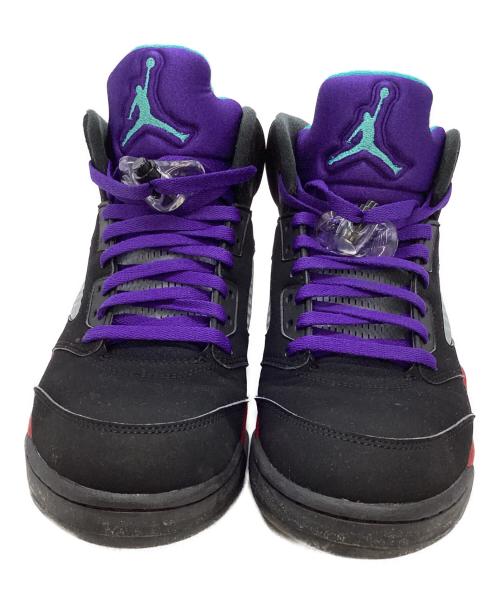 NIKE（ナイキ）NIKE (ナイキ) AIR JORDAN 5 RETRO ハイカットスニーカー/エア ジョーダン ５ レトロ ハイカットスニーカー ブラック×パープル サイズ:27.5の古着・服飾アイテム