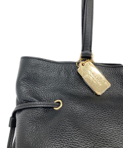 COACH（コーチ）COACH (コーチ) アンディ レザートートバッグ ブラックの古着・服飾アイテム