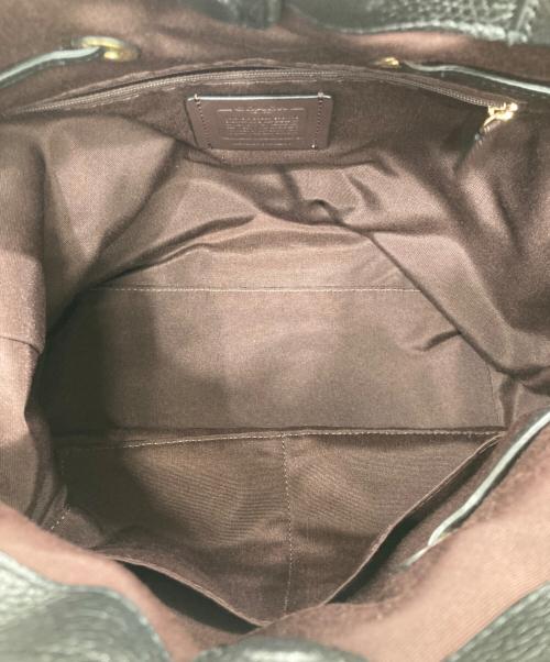COACH（コーチ）COACH (コーチ) アンディ レザートートバッグ ブラックの古着・服飾アイテム