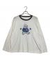45R（フォーティファイブ・アール）の古着「908プリントヨックネックTシャツブルドッグTシャツ」｜ホワイト