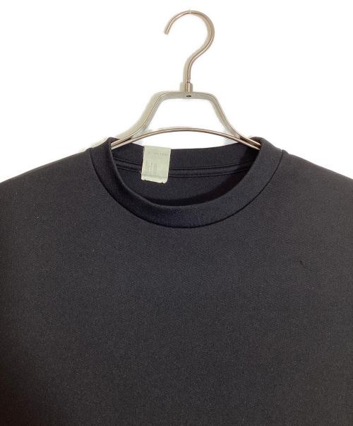 N.HOOLYWOOD（エヌ ハリウッド）N.HOOLYWOOD (エヌ ハリウッド) ボンディングTシャツ ブラック サイズ:40の古着・服飾アイテム