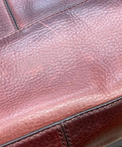 COACH（コーチ）COACH (コーチ) Bleecker leather utility tote Bag ブラウンの古着・服飾アイテム