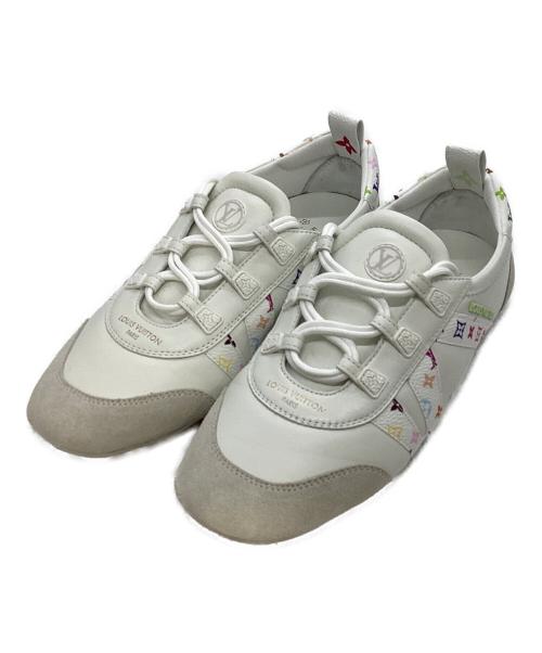 LOUIS VUITTON（ルイ ヴィトン）LOUIS VUITTON (ルイ ヴィトン) 村上隆 (ムラカミタカシ) LVⅹTM LV スニーカリーナ ホワイト サイズ:23.5の古着・服飾アイテム