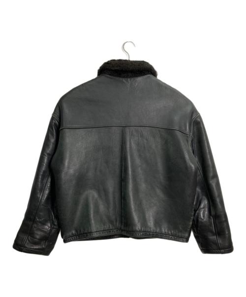 PELLE STUDIO（ペレ スタジオ）PELLE STUDIO (ペレ スタジオ) リバーシブルレザージャケット ブラック サイズ:Mの古着・服飾アイテム