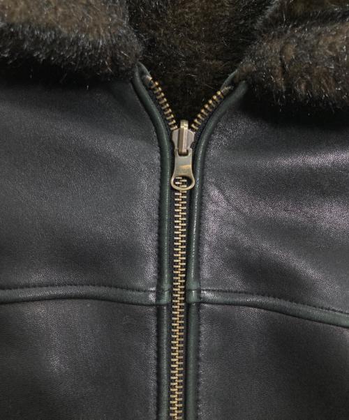 PELLE STUDIO（ペレ スタジオ）PELLE STUDIO (ペレ スタジオ) リバーシブルレザージャケット ブラック サイズ:Mの古着・服飾アイテム