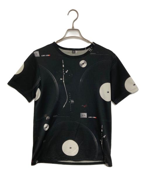 LAD MUSICIAN（ラッドミュージシャン）LAD MUSICIAN (ラッドミュージシャン) ターンテーブルプリントTシャツ ブラック サイズ:44の古着・服飾アイテム