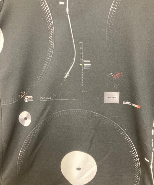LAD MUSICIAN（ラッドミュージシャン）LAD MUSICIAN (ラッドミュージシャン) ターンテーブルプリントTシャツ ブラック サイズ:44の古着・服飾アイテム