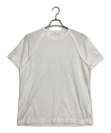 COMME des GARCONS SHIRT（コムデギャルソンシャツ）の古着「インサイドアウトラグランTシャツ」｜ホワイト
