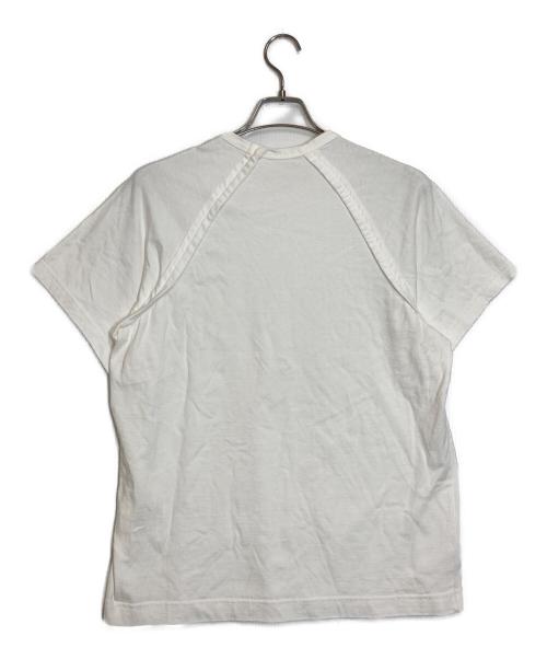 COMME des GARCONS SHIRT（コムデギャルソンシャツ）COMME des GARCONS SHIRT (コムデギャルソンシャツ) インサイドアウトラグランTシャツ ホワイト サイズ:不明の古着・服飾アイテム