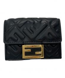 FENDI（フェンディ）の古着「BAGUETTE MICRO TRIFOLD WALLET」｜ブラック