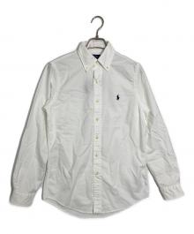POLO RALPH LAUREN（ポロ・ラルフローレン）の古着「クラシック フィット ガーメントダイド オックスフォードシャツ」｜ホワイト